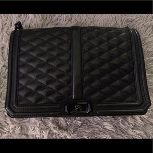 AUTH. Rebecca Minkoff LOVE Jumbo crossbody bag